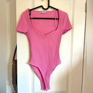 Calling all Barbie girls , pink Zara bodysuit
